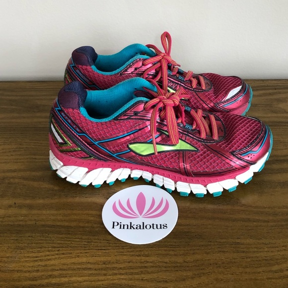 Brooks Shoes - Brooks Adrenaline GTS 15 Women Pink Blue Sneakers
